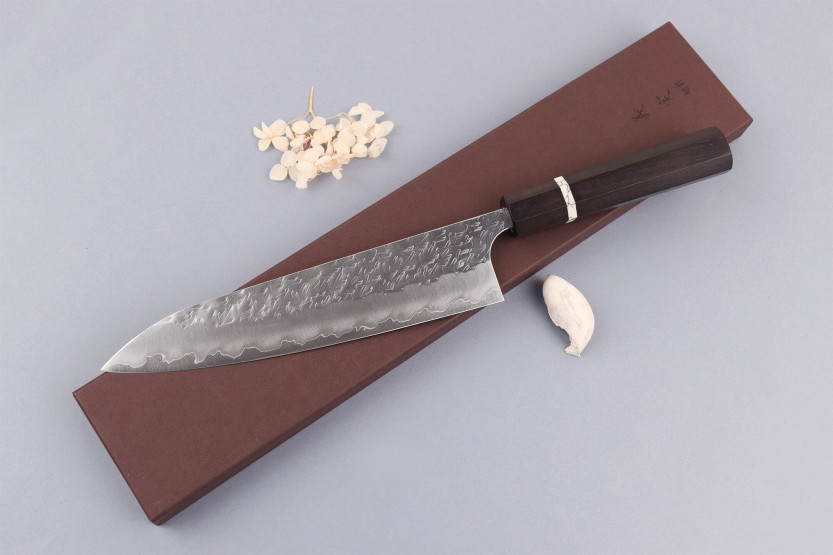Faca de chef japonesa tradicional Yoshimi Kato Hyo SG2 de 21 cm