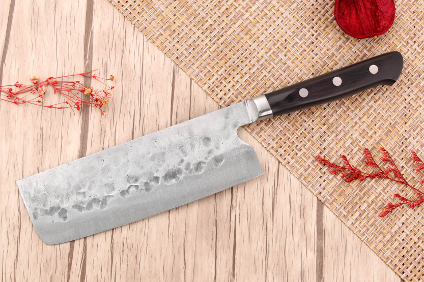 Faca nakiri japonesa Fujiwara Maboroshi 16,5cm feita à mão