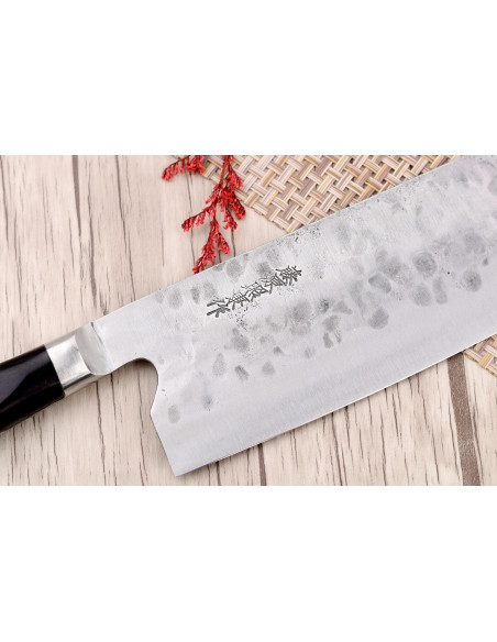Faca nakiri japonesa Fujiwara Maboroshi 16,5cm feita à mão