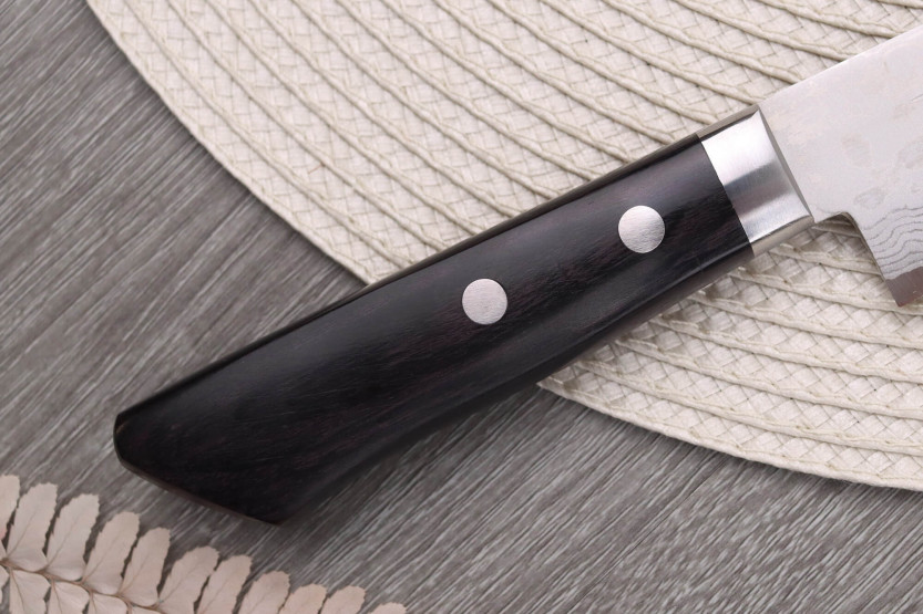 Masutani VG10 Damascus 13cm käsintehty japanilainen santoku ko veitsi