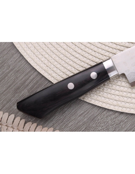 Masutani VG10 Damascus 13cm handmade Japanese santoku ko knife
