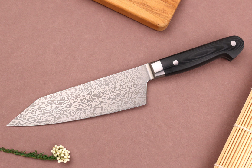 Sakai Takayuki Coreless Damascus 16cm Japanese santoku kiritsuke knife