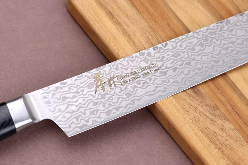 Sakai Takayuki Coreless Damascus Japanese sujihiki kiritsuke knife 26cm