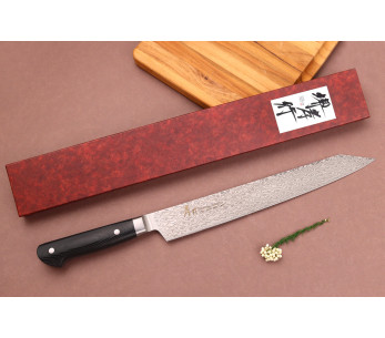 Sakai Takayuki Coreless Damascus 26cm coltello giapponese sujihiki kiritsuke 2