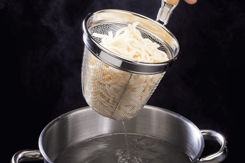 KitchenCraft colino per spaghetti in acciaio inox 34 cm