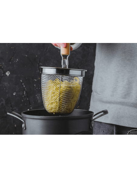 KitchenCraft colino per spaghetti in acciaio inox 34 cm