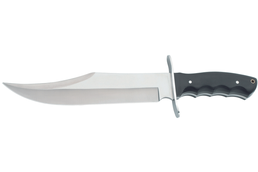 Herbertz bowiemes 102325 24.8cm lemmet pakkahouten handvat + leren schede