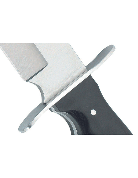 Cuchillo Herbertz Bowie 102325 24.8cm hoja mango de pakka + funda de cuero