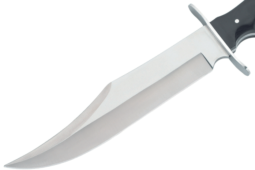 Cuchillo Herbertz Bowie 102325 24.8cm hoja mango de pakka + funda de cuero