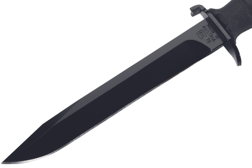 Herbertz knife 100617 16.5cm blade black polymer handle + case
