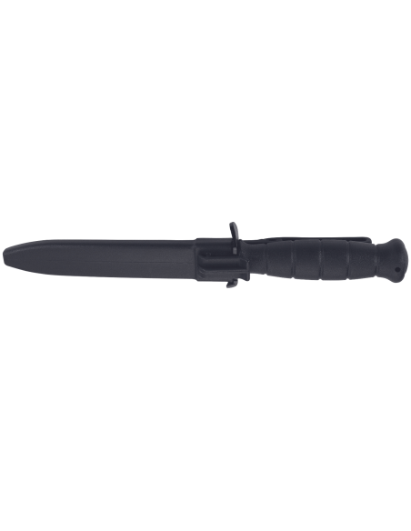 Herbertz knife 100617 16.5cm blade black polymer handle + case