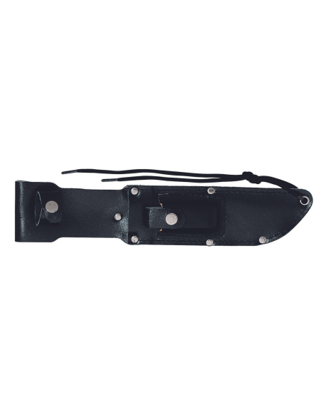 Bowiemesser Herbertz 101018 Klinge 18cm Ledergriff + Lederetui + Schleifstein