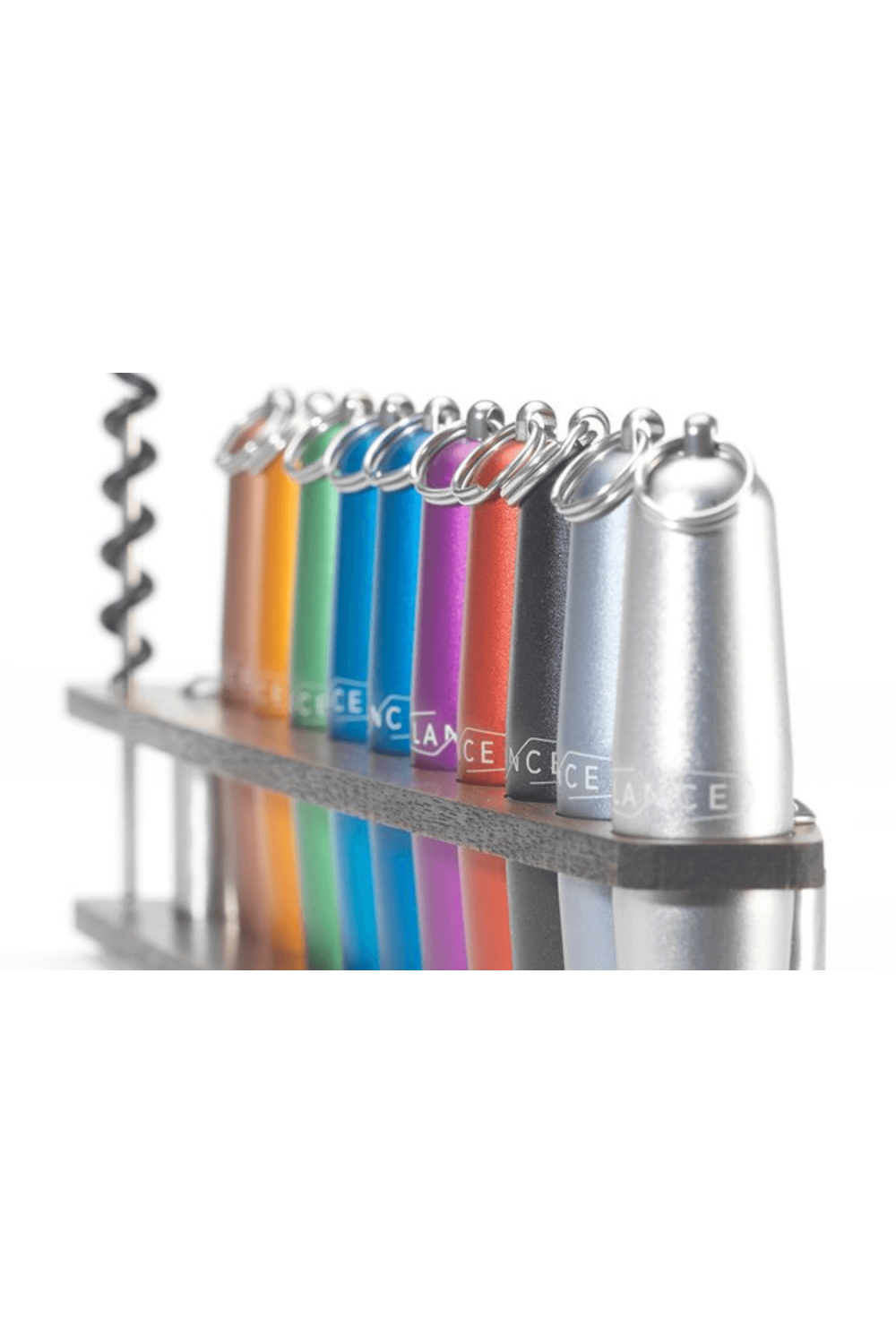 Corkscrew Ruffles Corkscrew made in France Aluminum chocolate spear