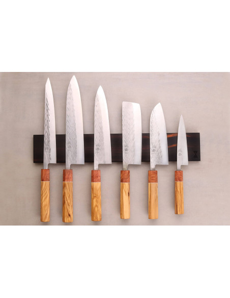 Essences Creations handgjord 45 cm Macassar ebenholts 6-sitsig barmagnet - N°4