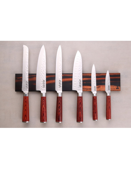 Essences Creations handgjord 45 cm Macassar ebenholts 6-sitsig barmagnet - N°3