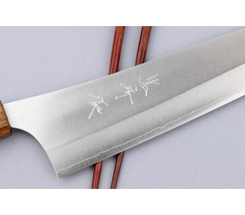 Yu Kurosaki Gekko San Maï 24cm cuchillo de cocinero japonés hecho a mano 2