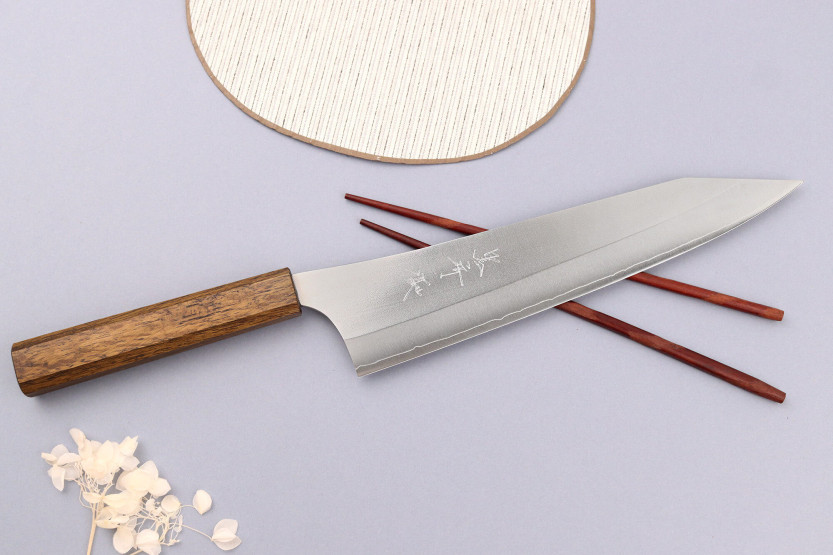 Yu Kurosaki Gekko San Maï 24cm handmade Japanese chef knife