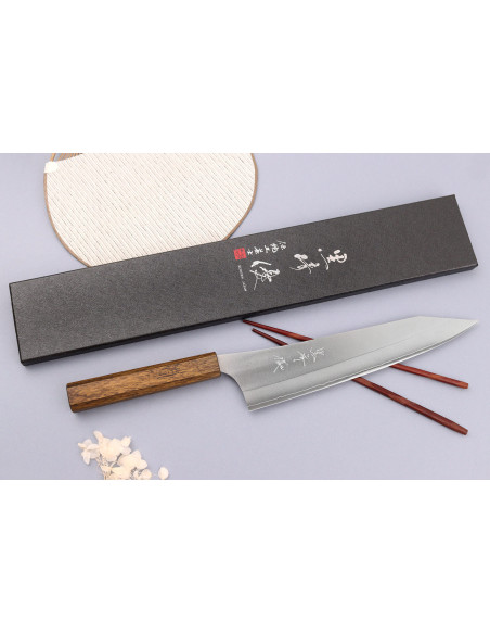 Yu Kurosaki Gekko San Maï 24cm handgjord japansk kockkniv