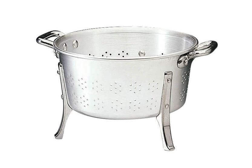 MATFER tamiz profesional de aluminio para grasa con 3 pies + asas 36cm