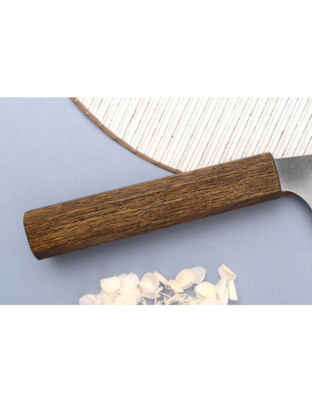 Faca de chef japonesa Yu Kurosaki Gekko San Maï 21cm feita à mão