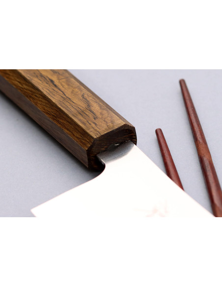 Yu Kurosaki Gekko San Maï 16,5cm Cuchillo nakiri japonés hecho a mano