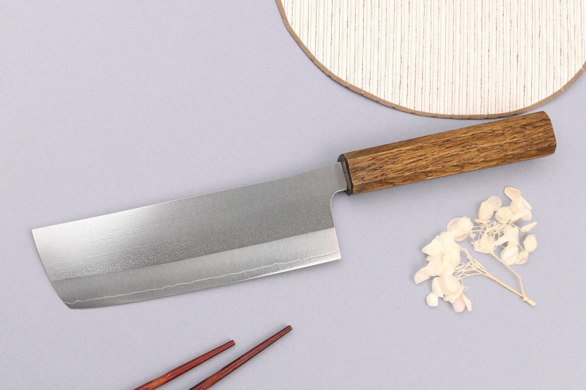 Nakiri-Messer 16,5cm japanisch handgefertigt Yu Kurosaki Gekko San Maï