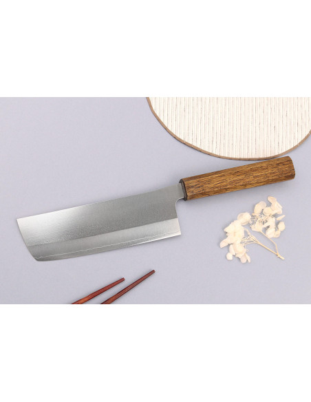 Yu Kurosaki Gekko San Maï 16,5 cm japansk håndlavet nakiri-kniv