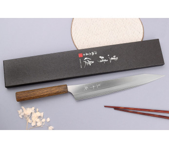 Yu Kurosaki Gekko San Maï 27cm sujihiki faca japonesa feita à mão 2