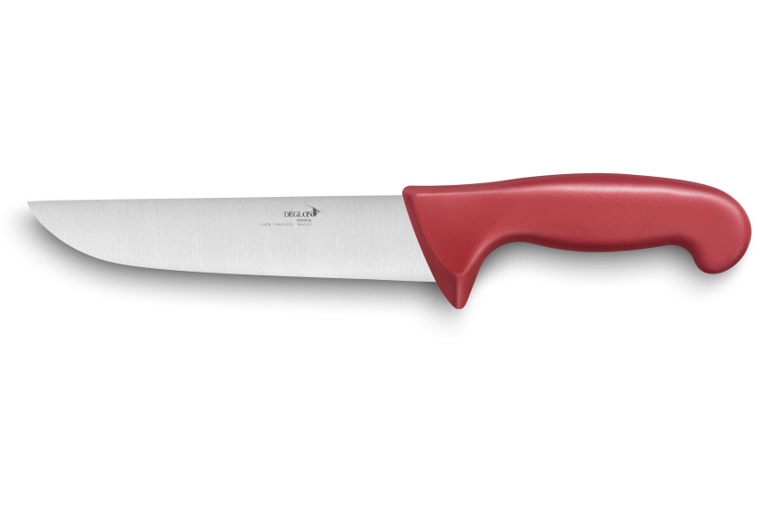 Professional butcher knife Déglon Profil 20cm blade - red handle