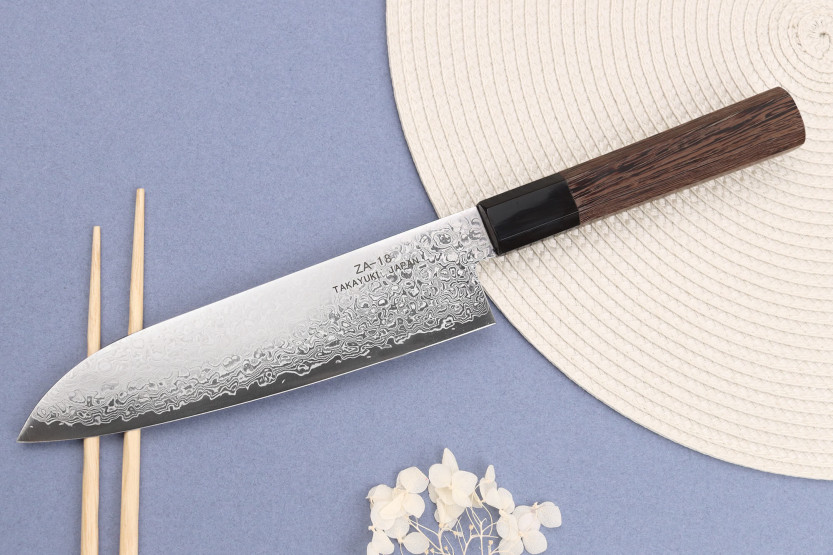 Sakai Takayuki Ginga 18 cm Damasco coltello santoku giapponese