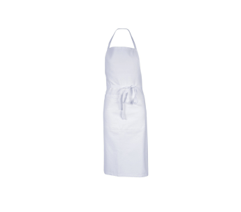 Robur Pise blanco delantal de cocina unisex 100% algodón