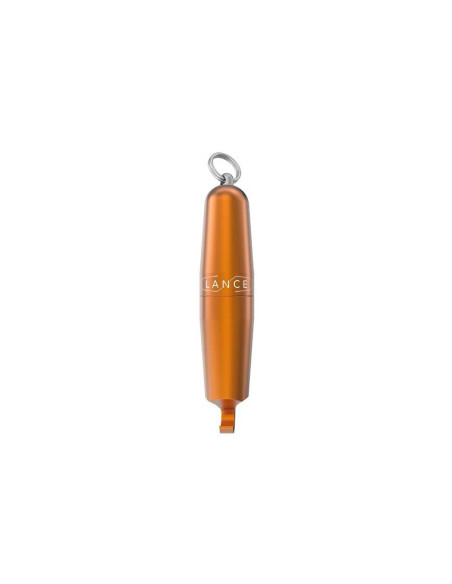 Sacacorchos Lance de aluminio naranja fabricado en Francia