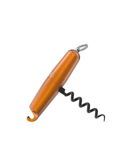 Sacacorchos Lance de aluminio naranja fabricado en Francia