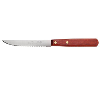 Cuchillo filetero Nogent Classic 11cm hoja microdentada mango charm madera cerezo