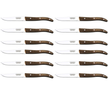 Tramontina French Steakmesserset 12 tlg. mit mikrogezahnter Klinge