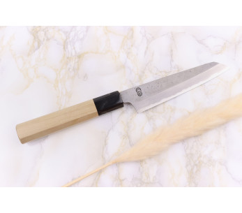 Sakai Kikumori Kikuzuki Rin 13,5 cm universal kiritsuke-kniv, håndlavet i Japan 2