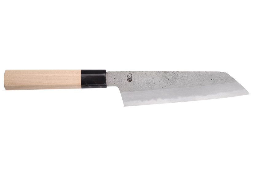 Sakai Kikumori Kikuzuki Rin 18cm santoku mes kiritsuke japans handgemaakt
