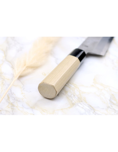 Sakai Kikumori Kikuzuki Rin 21cm Faca de cozinha kiritsuke japonesa feita à mão