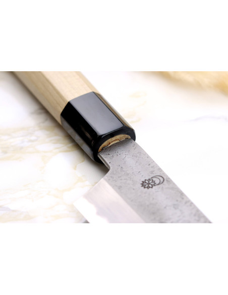 Sakai Kikumori Kikuzuki Rin 21 cm Coltello da chef kiritsuke giapponese fatto a mano