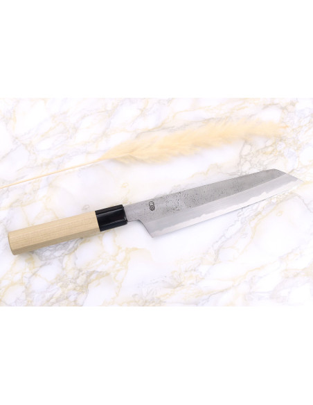 Sakai Kikumori Kikuzuki Rin 21 cm Coltello da chef kiritsuke giapponese fatto a mano