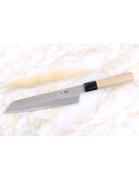 Sakai Kikumori Kikuzuki Rin 21cm Faca de cozinha kiritsuke japonesa feita à mão