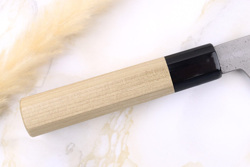 Sakai Kikumori Kikuzuki Rin 21 cm Coltello da chef kiritsuke giapponese fatto a mano