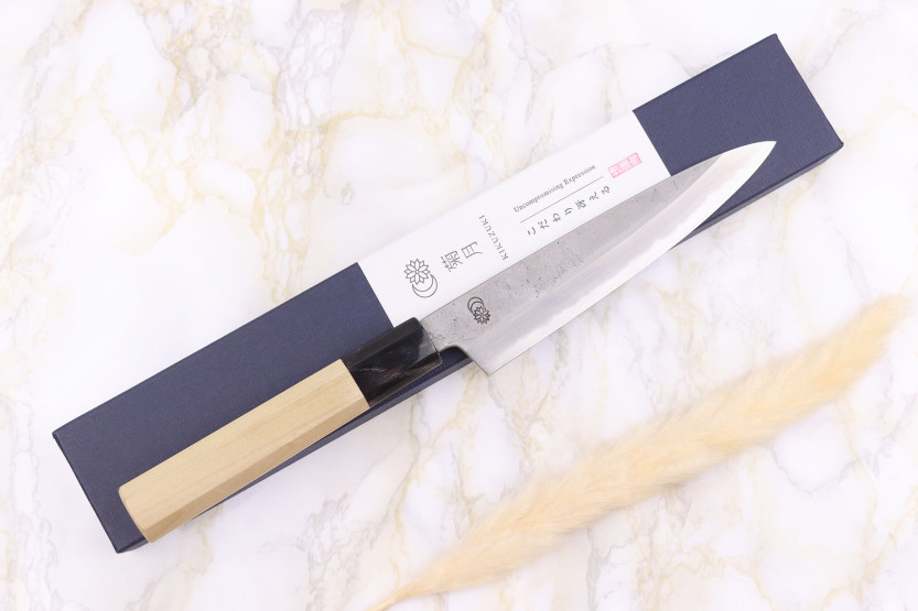 Sakai Kikumori Kikuzuki Rin 15cm Canivete japonês para artesanato