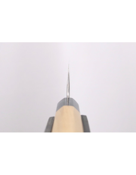 Sakai Kikumori Kikuzuki Rin 18 cm santokukniv japansk håndlavet