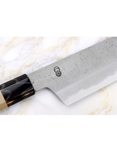 Santokumesser 18cm japanisch handgefertigt Sakai Kikumori Kikuzuki Rin