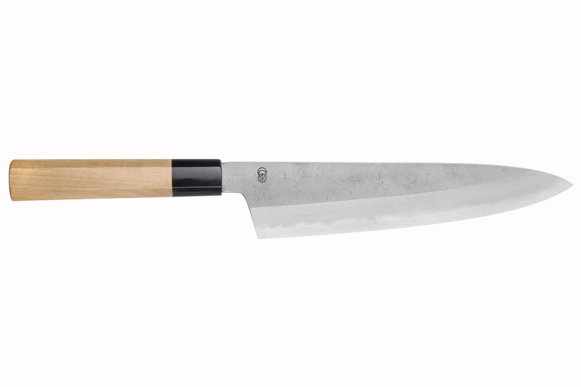 Sakai Kikumori Kikuzuki Rin 24cm japanese handmade chef knife