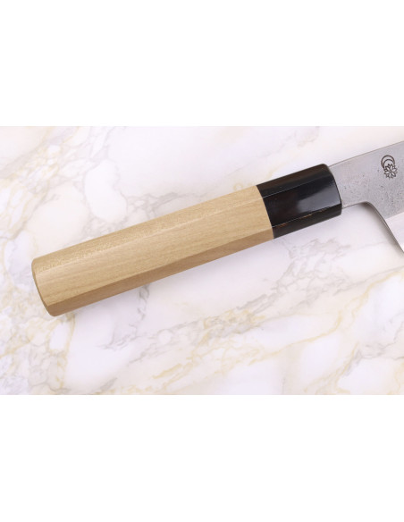 Sakai Kikumori Kikuzuki Rin 24cm japanese handmade chef knife