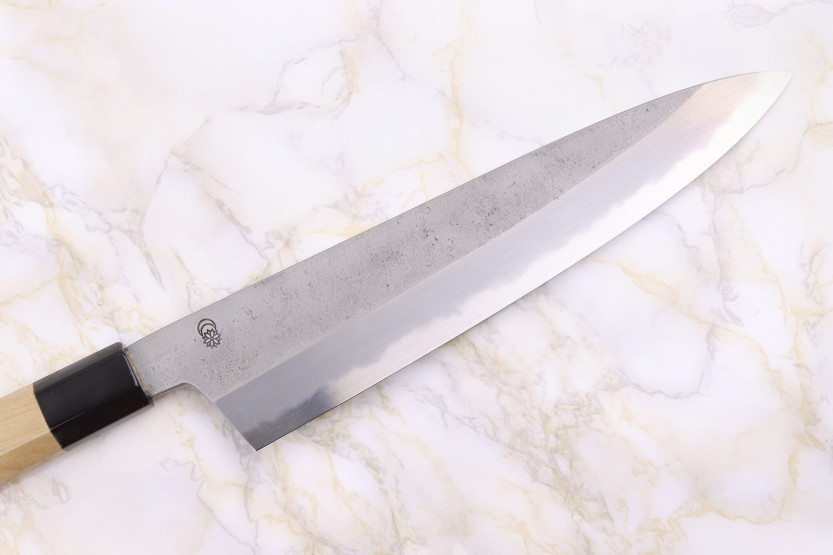 Sakai Kikumori Kikuzuki Rin 24cm japanese handmade chef knife