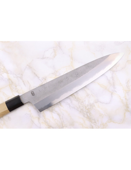 Sakai Kikumori Kikuzuki Rin 24cm japanese handmade chef knife