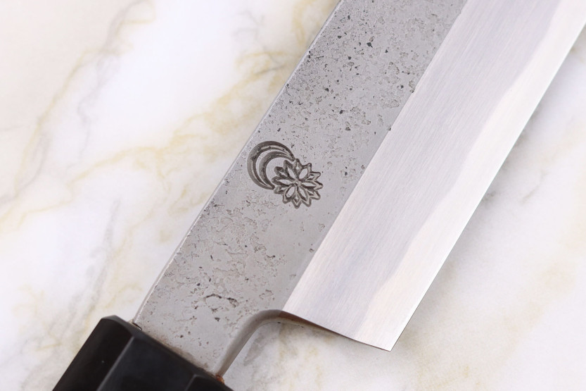 Sakai Kikumori Kikuzuki Rin 27cm kiritsuke yanagiba coltello giapponese fatto a mano